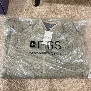 Figs On Shift Sweater Knit Jacket Light Oak